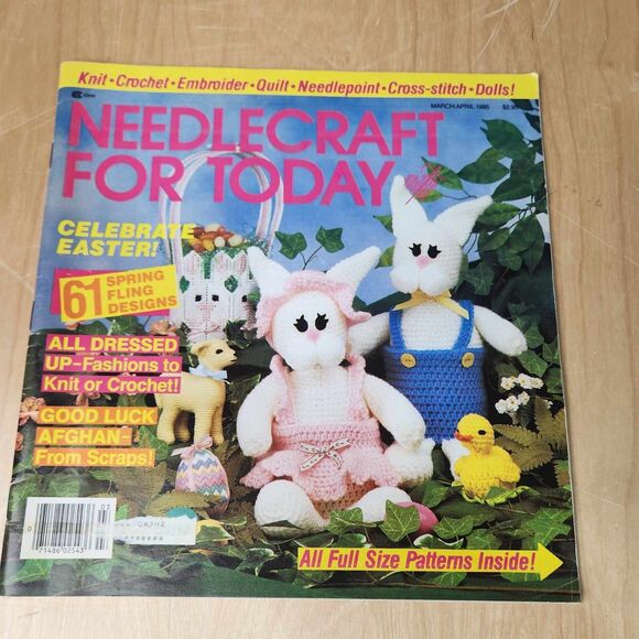 Lot of 4 Vintage 80s Needlecraft for Today Magazines Knit Crochet Needlepoint - Picture 2 of 7